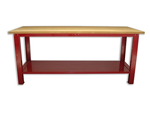 SOGI X3L-11 Banco lavoro tavolo per officina con piano in legno 2000x750x880 serie industria