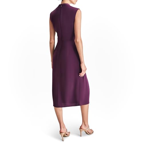 Robe midi DKNY col V : la solution chic contre l'inconfort au bureau - 4