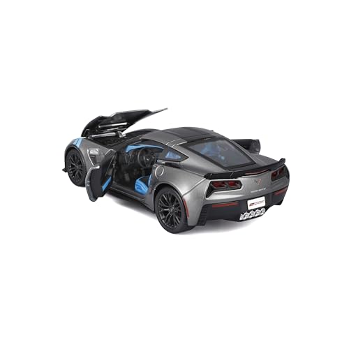 Maisto 1:24 Chevrolet Corvette Grand Sport gris miniatura 5
