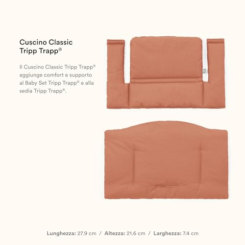 Tripp Trapp Cuscino Classic, Terracotta - Da Aggiungere Alla Sedia O Al Seggiolone Tripp Trapp Per Supporto E Comfort - Lavabile In Lavatrice - Per Tutte Le Sedie Tripp Trapp - 3