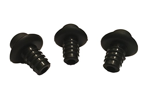 3 Stück SILIKON Flaschenstopfen Verschluss Stopfen - Universal