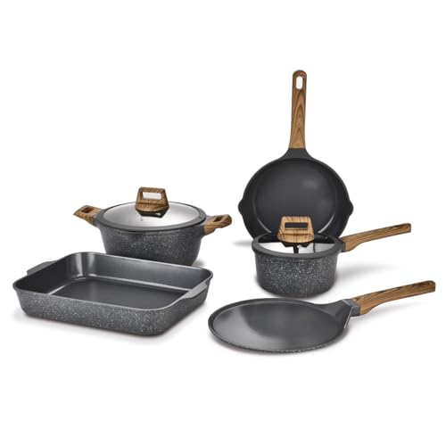 La Mejor Selección de Cocina turquesa para comprar online. 48 Batería De Cocina Sofia Ceramic con Utensilios de Cocina 12 Piezas