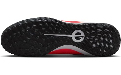 Nike Tiempo Legend 10 Academy Turf Low-Top Soccer Shoes (DV4342-800, Hot Lava/White)4