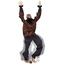 5ft Halloween Wall-Climbing Ghost, Sound-Activated Moving Legs with Roaring & Laughing