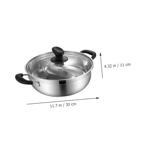 Marmite compartiment double compatible induction et gaz inox 304 - 3