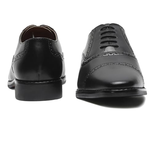 Image of LOUIS STITCH Formal Lace Up Shoes for Men | Handcrafted Italian Leather Mens Oxford Shoes| RXOX