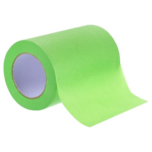 Image of Masking Tape Green Painters Tape Paper Tape [for Crafts DIY Walls Painting Packing Automotive Home Decoration Teaching]- 7 Inch x 60 Yards /1 Roll