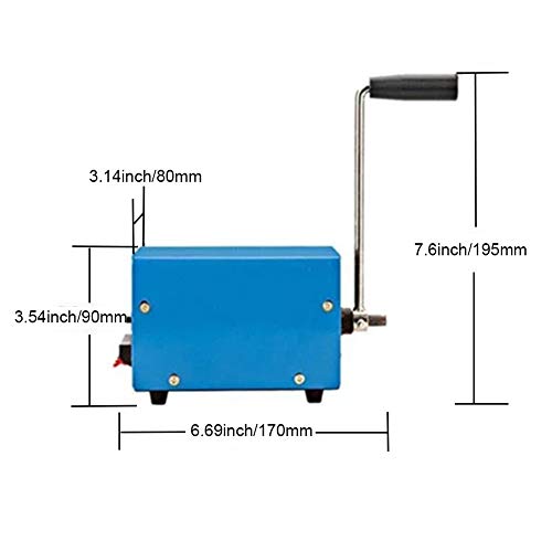 Generatore Manuale a manovella, Power Bank di