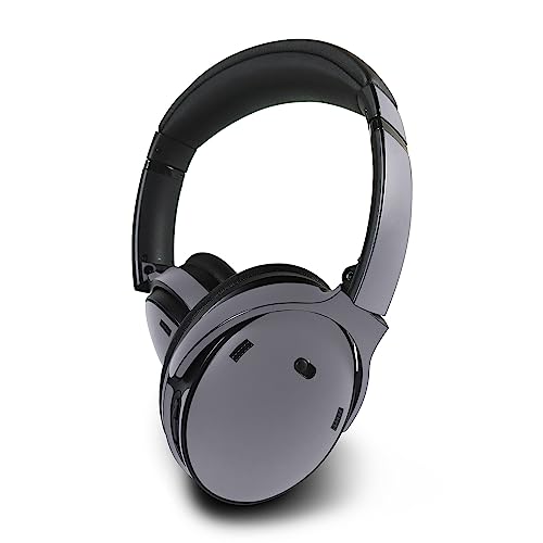 Image of MightySkins Skin Compatible with Bose QuietComfort 45 Headphones - Solid Gray | Protective, Durable, and Unique Vinyl Decal wrap Cover | Easy to Apply, Remove, and Change Styles | Made in The USA