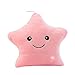Leisial Coussins Oreiller Lumineuses LED étoiles en Peluche Coussin Enfants Jouets fête d'anniversaire Te
