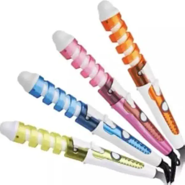 Modelador de Cachos Profissional Bivolt Automático 110V 220V Cachos Definidos e Duradouros (ROSA)