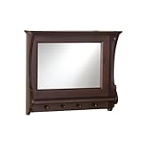 Southern Enterprises Chelmsford Entryway Wall Mount Mirror, Espresso Finish