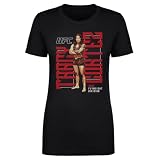 500 LEVEL Tracy Cortez UFC Shirt for Women - Tracy Cortez Pose WHT (Black, X-Large)