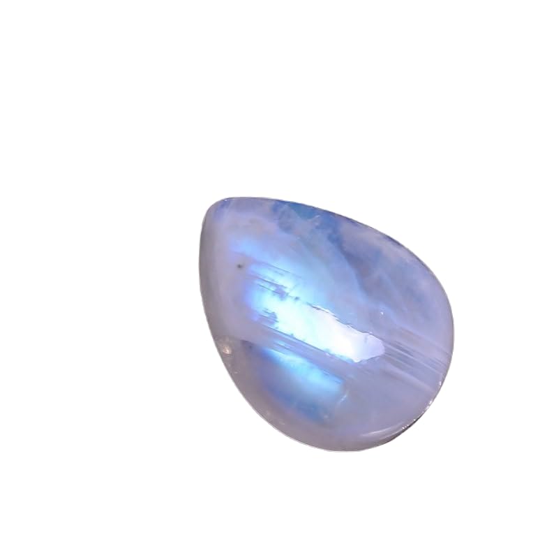 Cabochon pierre de lune naturelle de haute pureté pour joaillerie