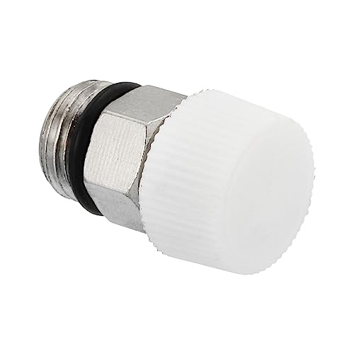 Valve de ventilation radiateur à molette manuelle en laiton nickelé étanche PATIKIL