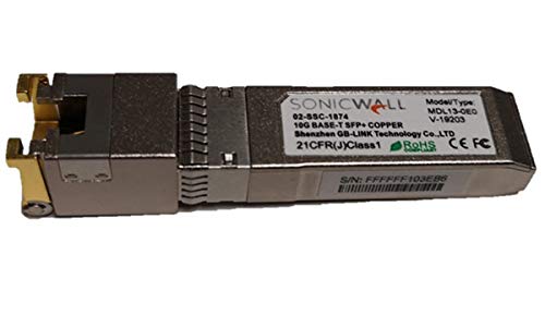 Image of SONICWALL SFP+ 10GBASE-T TRANSCEIVER Copper RJ45 Module