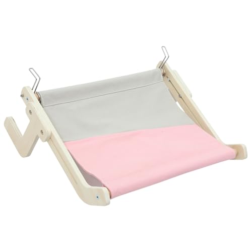 HANABASS Cat Window Hammocks for Indoor Cats Wooden Cat Bed Warm Perch Comfortable and Easy to Bed