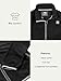 Peelz Jamie Polar Fleece Jacket for Men & Women - Full Zip Unisex Long Sleeve, Soft Fabric & 2 Pockets, Comfort Fit, Black, XX-Large