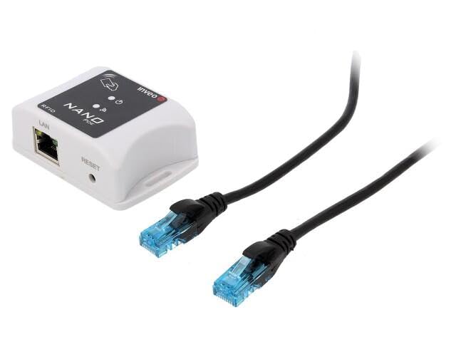 NANO RFID POE Lecteur RFID 12-24V UNIQUE HTTP,Modbus TCP,SNMP Ethernet INVEO
