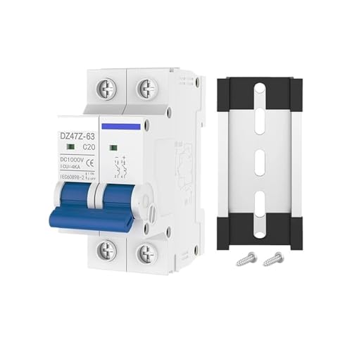 Disjoncteur miniature CC bipolaire 20A pour installation solaire