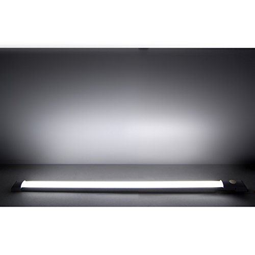 Dream lighting 12V LED Under-Cabinet Strip Light with Switch 24" Cool White for RV, Car, Marine, Camper and Motorhome