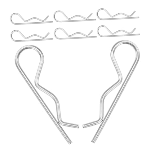VALICLUD 8pièces Goupilles r Acier Inoxydable Attaches Mécaniques De Connexion Sécurisée pour Applications Industrielles Et Remorques