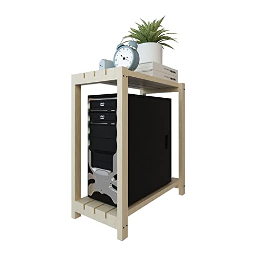 Soporte para CPU, base móvil para torre de PC de 2 niveles, diseño universal para torres de escritorio (talla única) miniatura 1
