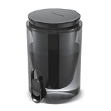 LifeStraw Home Studio Water Filter Dispenser, 10-Cup, Obsidian Black, BPA-Free Designed for Everyday Protects Against Bacteria, parasites, microplastics, PFAS, Lead, and Improves Taste