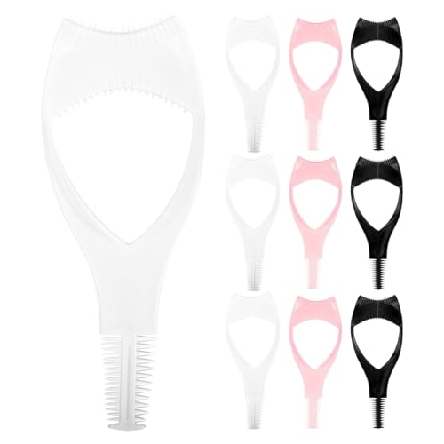 MOTHNUR 30 Piezas Plantillas Reutilizables para Delineador y Pestañas con Protector y Aplicador para Sombra Herramientas Multifuncionales para Maquillaje de Ojos Precisión y Facilidad la