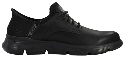 Skechers Men's Garza Gervin Slip in, Black, 10 XW US