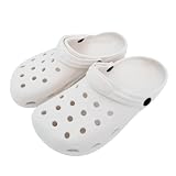 SUNSEA Zuecos Básicos en Goma EVA Ultraligero para Mujer (Blanco, Sistema Tallas Calzado EU, Adulto, Números, Mediano, 35)