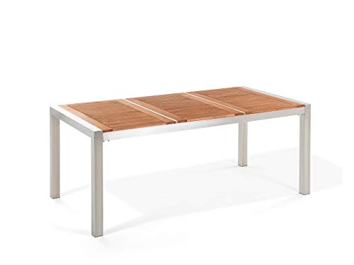 Preisvergleich Produktbild Beliani Eleganter Gartentisch Mahagoniholz 180x90 cm Grosseto