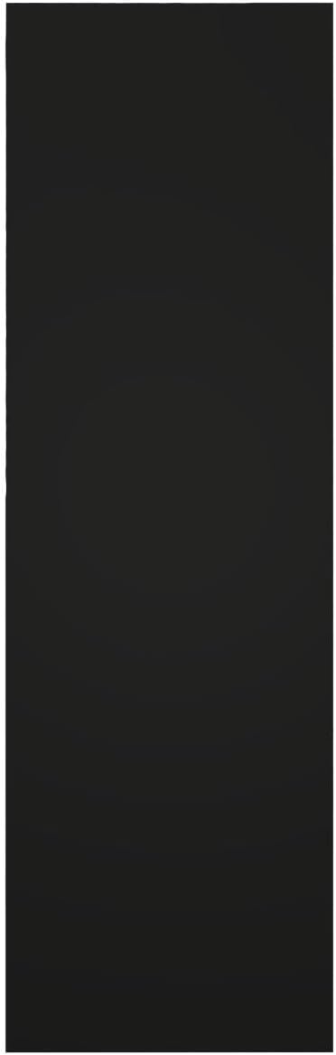 15"W x 34"H True Fit PVC Two Equal Panel Farmhouse Fixed Mount Shutters w/Z-Bar, Black (Per Pair - Hardware Not Included)