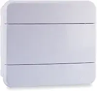 Force Line - Quadro distribuicao 8 disjuntores din br-sobrepor, branco