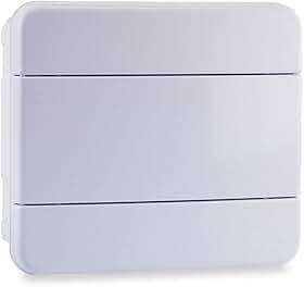 Force Line - Quadro distribuicao 8 disjuntores din br-sobrepor, branco