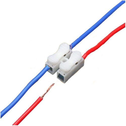Push Connector Electrical Push Type Connectors | Quick Splice Lock Wire Terminals 2-Way, (Pack of 100 Pcs.)-image-39