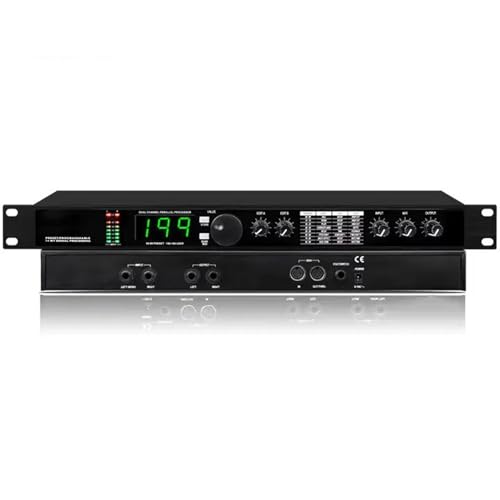 Procesador de efectos vocales, ecualizador de procesamiento de audio digital con reverberación, 99 programas preestablecidos, procesamiento de señal de 24 bits, para micrófono vocal miniatura 1