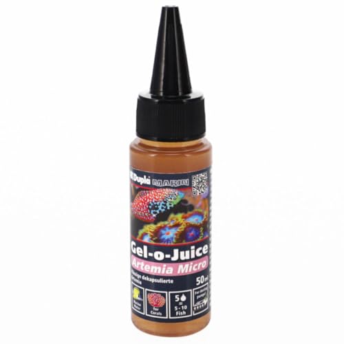 Dupla Marin Gel-o-Juice Artemia Micro, 50 ml - Flüssigfutter für Aquarienfische, Ideal auch für die Aufzucht von Jungfischen