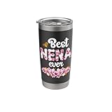 Best Nena Ever Gifts For Mother's Day Floral Flower Women Stainless Steel Insulated Tumbler