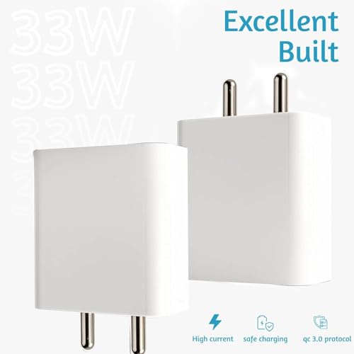 Image of 33W USB Type C Charger Adapter Compatible with Phone 2 /2a /2a Plus /3a /3a Plus Phone 1 /Tablet, 33watt Fast Charge Adapter for Other Type C Devices