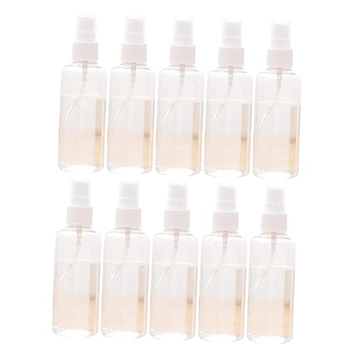 10ミニ容器の精油をペットボトル、ヘアサロンの精油をボトルにボトル、ポータブル化粧品の旅行パック (透明,100ml,10ミニ容器の精油をペットボトル、ヘアサロンの精油をボトルにボトル、ポータブル化粧品の旅行パック)