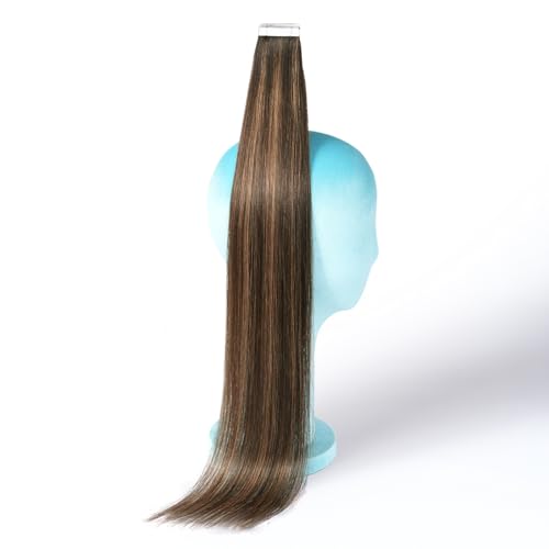 DNE Tape in Hair Extensions Real Human Hair 24 inches