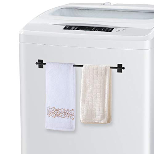 Turquoize TQMAGROD2-02-0916-BLACK Magnetic Curtain Rod Multi-Use Adjustable Cafe Sidelight Magnetic Rods, 09 Inch-16 Inch Magnetic Curtain Rod, Black thumb #5