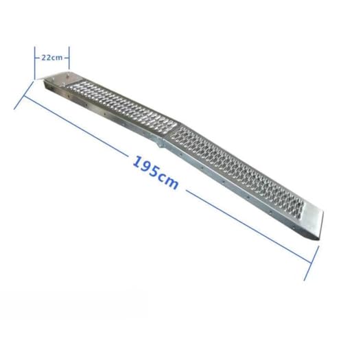 Rampa plegable de aluminio para motos y ATV, carga 350kg miniatura 2