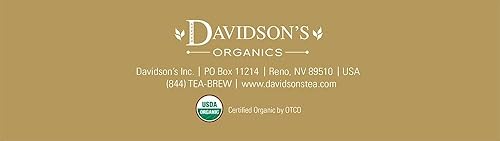 Miniatura 2 de Davidson's Organics, Infusiones ayurvédicas, Energize, 100 bolsas de té envueltas individualmente