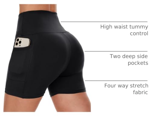Biker Shorts Women with Pockets