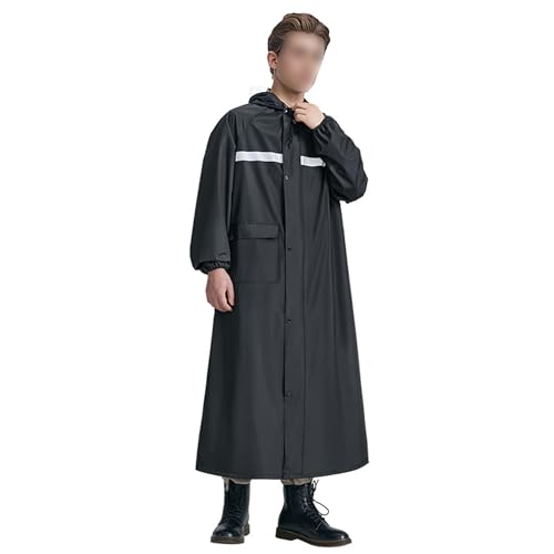Impermeable para ciclismo hombre y mujer negro XL miniatura 1