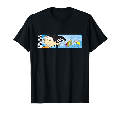 Ed EDD N Eddy Panoramic Scene Y2K Funny Cartoon Network T-Shirt