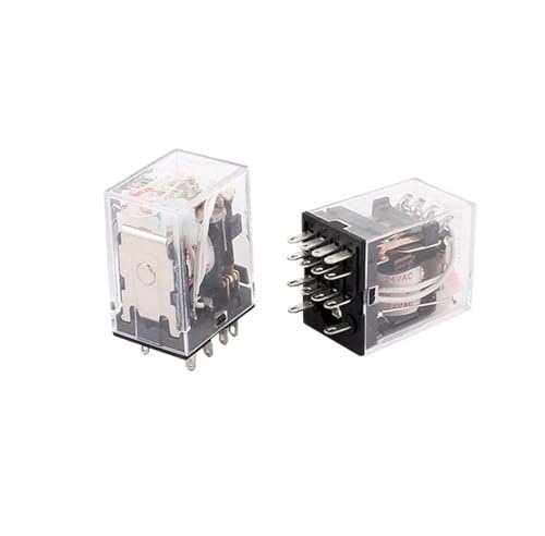 Relais 4PDT AC 24V à 14 broches avec indicateur LED rouge lot de 5 pièces