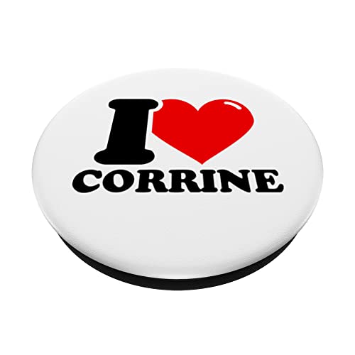 I LOVE Corrine PopSockets Swappable PopGrip, Black - Image 2